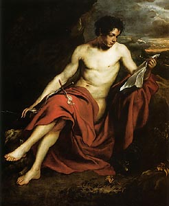 Saint John the Baptist in the Wilderness by Sir Anthony van Dyck