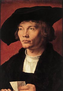 Portrait of Bernard von Resen by Albrecht Duerer