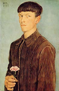 Self Portrait, 1912 by Otto Dix