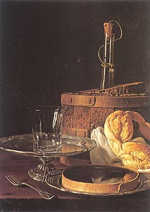 Still-Life with a Box of Sweets and Bread Twists, 1770 by Luis Melendez