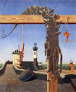 Quiet Outlook Seaweed and Lighthouse, 1942